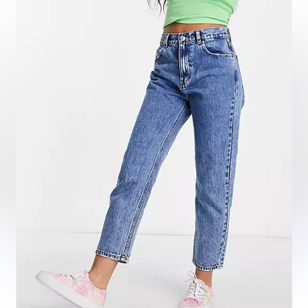 Pull and Bear High Rise Mom Jeans